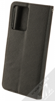 1Mcz Fancy Book flipové pouzdro pro Xiaomi Redmi Note 12 4G černá (black) zezadu