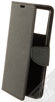 1Mcz Fancy Book flipové pouzdro pro Xiaomi Redmi Note 12 4G černá (black)
