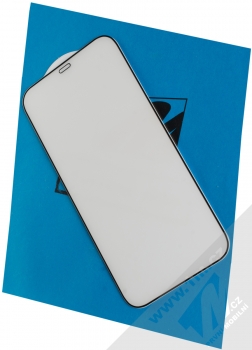 1Mcz Glass 5D Full Glue ochranné tvrzené sklo na kompletní displej pro Apple iPhone 12 Pro Max černá (black)