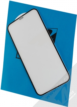 1Mcz Glass 5D ochranné tvrzené sklo na kompletní displej pro Apple iPhone 12 Pro Max černá (black)