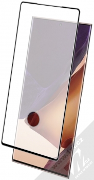 1Mcz Glass 5D ochranné tvrzené sklo na kompletní displej pro Samsung Galaxy Note 20 Ultra černá (black) s telefonem