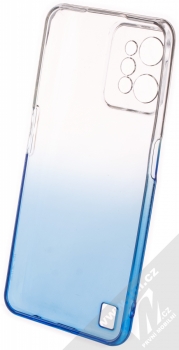 1Mcz Gradient TPU ochranný kryt pro Realme C31 průhledná modrá (transparent blue) zepředu