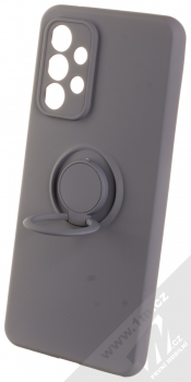 1Mcz Grip Ring Skinny ochranný kryt s držákem na prst pro Samsung Galaxy A33 5G šedá (grey) držák