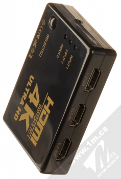 1Mcz HDMI 4K Switch přepínač s dálkovým ovládáním černá (black) HDMI vstupy