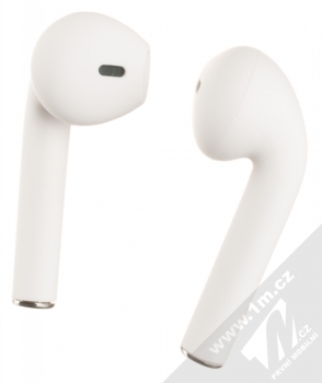 1Mcz i12 inPods Simple TWS Bluetooth stereo sluchátka bílá (white) zezadu