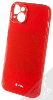 1Mcz Jelly Skinny TPU ochranný kryt pro Apple iPhone 14 Plus červená (red)
