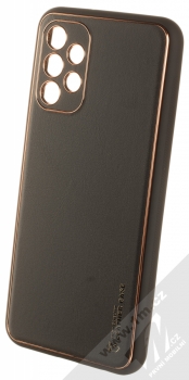 1Mcz Leather Case ochranný kryt pro Samsung Galaxy A13 4G černá (black)