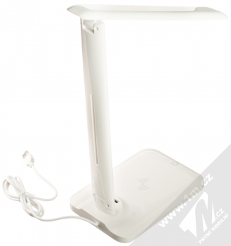1Mcz LED Touch lampička s podložkou bezdrátového nabíjení bílá (white) zezadu