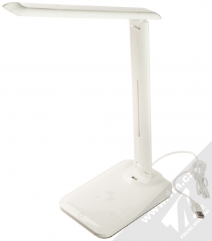 1Mcz LED Touch lampička s podložkou bezdrátového nabíjení bílá (white)