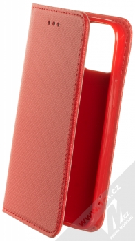 1Mcz Magnet Book Color flipové pouzdro pro Apple iPhone 13 mini červená (red)