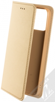 1Mcz Magnet Book Color flipové pouzdro pro Apple iPhone 13 Pro Max zlatá (gold)