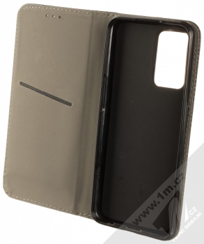 1Mcz Magnet Book Color flipové pouzdro pro Oppo Reno7 5G černá (black) otevřené
