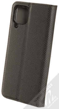 1Mcz Magnet Book Color flipové pouzdro pro Samsung Galaxy A22 černá (black) zezadu