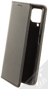 1Mcz Magnet Book Color flipové pouzdro pro Samsung Galaxy A22 černá (black)