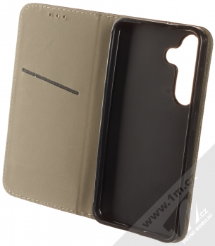 1Mcz Magnet Book Color flipové pouzdro pro Samsung Galaxy S24 černá (black) otevřené