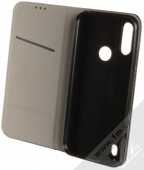 1Mcz Magnet Book Color flipové pouzdro pro Moto E6s, E6s Plus černá (black) otevřené