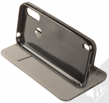1Mcz Magnet Book Color flipové pouzdro pro Moto E6s, E6s Plus černá (black) stojánek