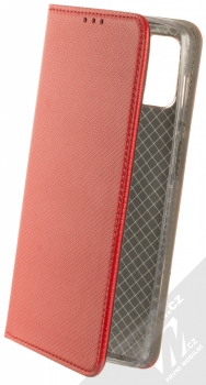 1Mcz Magnet Book flipové pouzdro pro Samsung Galaxy M51 červená (red)