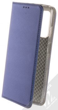1Mcz Magnet Book flipové pouzdro pro Xiaomi Mi 10T 5G, Mi 10T Pro 5G tmavě modrá (dark blue)