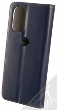 1Mcz Magnetic Book flipové pouzdro pro Motorola Moto G51 5G tmavě modrá (dark blue) zezadu