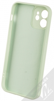1Mcz MagSilicone TPU ochranný kryt s MagSafe pro Apple iPhone 12 mátově zelená (mint green) zepředu