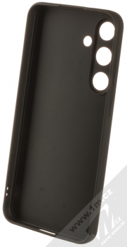 1Mcz Matt Skinny TPU ochranný silikonový kryt pro Samsung Galaxy S24 Plus černá (black) zepředu