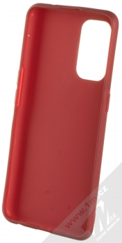 1Mcz Matt TPU ochranný silikonový kryt pro Oppo Reno5, Reno5 5G, Reno5 K, Find X3 Lite tmavě červená (dark red) zepředu