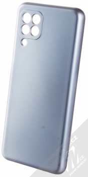 1Mcz Metallic TPU ochranný kryt pro Samsung Galaxy A22, Galaxy M22, Galaxy M32 modrá (blue)
