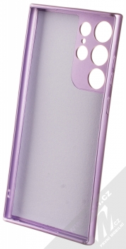 1Mcz Metallic TPU ochranný kryt pro Samsung Galaxy S22 Ultra 5G fialová (violet) zepředu
