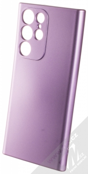 1Mcz Metallic TPU ochranný kryt pro Samsung Galaxy S22 Ultra 5G fialová (violet)
