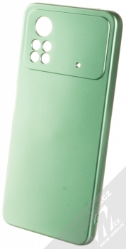 1Mcz Metallic TPU ochranný kryt pro Xiaomi Poco X4 Pro 5G zelená (green)