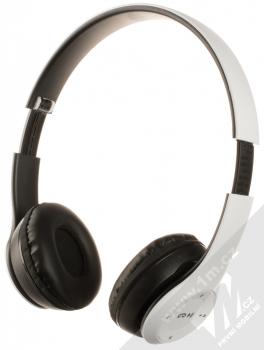 1Mcz P47 Bluetooth stereo sluchátka bílá černá (white black) maximální náhlavník