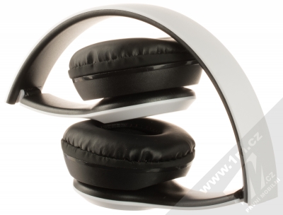 1Mcz P47 Bluetooth stereo sluchátka bílá černá (white black) složené