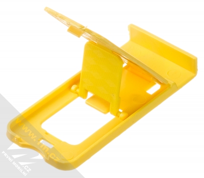 1Mcz Plastic Fold univerzální skládací stojánek žlutá (yellow) zezadu