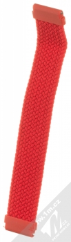 1Mcz Pletený navlékací řemínek délky M s univerzální osičkou 22mm červená (red) zepředu