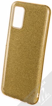 1Mcz Shining TPU třpytivý ochranný kryt pro Samsung Galaxy A03s zlatá (gold)