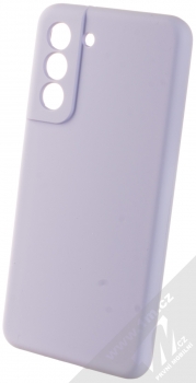 1Mcz Silicone Skinny ochranný kryt pro Samsung Galaxy S21 FE šeříkově fialová (lilac)