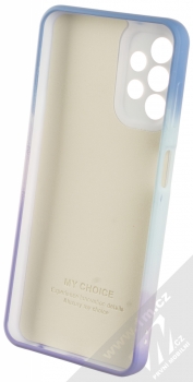 1Mcz Trendy Olejomalba Skinny TPU ochranný kryt pro Samsung Galaxy A13 4G modrá fialová (blue violet) zepředu