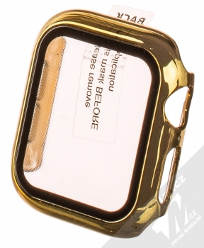 1Mcz Watch Cover Glass ochranný kryt s tvrzeným sklem pro Apple Watch 40mm zlatá (gold)
