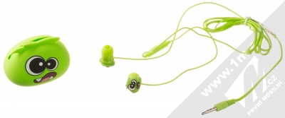 1Mcz YJ-01 Frankie stereo sluchátka s konektorem Jack 3,5mm zelená (green) balení