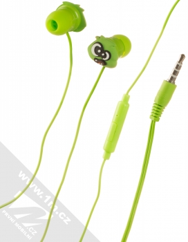 1Mcz YJ-01 Frankie stereo sluchátka s konektorem Jack 3,5mm zelená (green) sluchátka