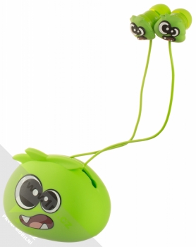 1Mcz YJ-01 Frankie stereo sluchátka s konektorem Jack 3,5mm zelená (green)