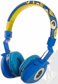 1Mcz YJ-09BT Monster Bluetooth stereo sluchátka modrá (blue) maximální náhlavník