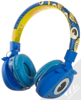 1Mcz YJ-09BT Monster Bluetooth stereo sluchátka modrá (blue)