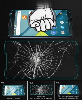Nillkin Amazing H+ ochranná fólie z tvrzeného skla proti prasknutí pro Motorola Nexus 6 prasknutí