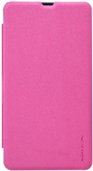 Nillkin Sparkle flipové pouzdro pro Microsoft Lumia 535, Lumia 535 Dual Sim růžová (rose red)