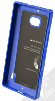 Goospery Jelly Case TPU ochranný silikonový kryt pro Nokia Lumia 930 modrá (blue) zepředu