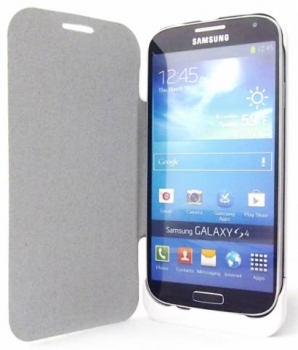 Konkis Mistral Book flipové pouzdro s baterií 3200mAh pro Samsung Galaxy S4 otevřený