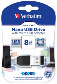 Verbatim Nano USB Drive s MicroUSB