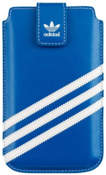 Adidas Sleeve 3XL kožené pouzdro pro mobilní telefon, mobil, smartphone blue white